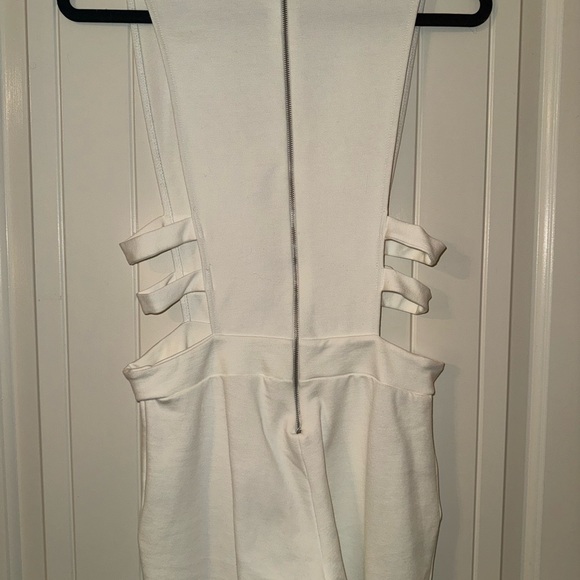Fashion Nova White Cut-Out Jumpsuit - Picture 5 of 6